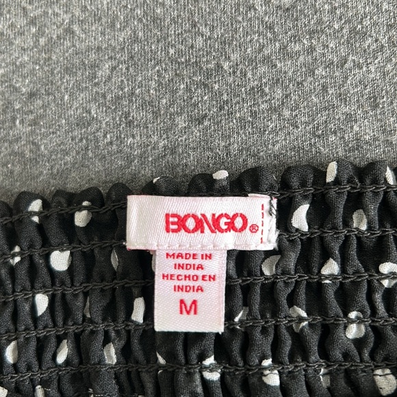 Bongo Spaghetti Strap Polka Dot Blouse - Picture 4 of 6